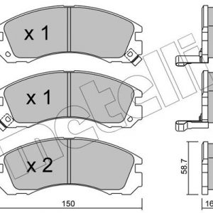 Колодки тормозные передние к-кт