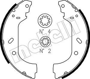 Колодки барабанные к-кт