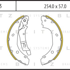 Колодки барабанные к-кт
