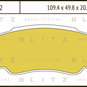 Колодки тормозные задние дисковые к-кт