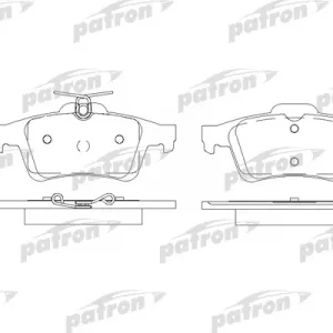 Колодки тормозные задние дисковые к-кт