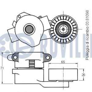 Натяжитель ремня
