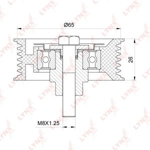 Ролик дополнительный руч. ремня