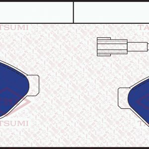 Колодки тормозные передние к-кт