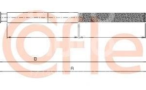 Трос стояночного тормоза