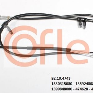 Трос стояночного тормоза центральный