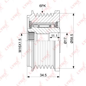 Шкив генератора