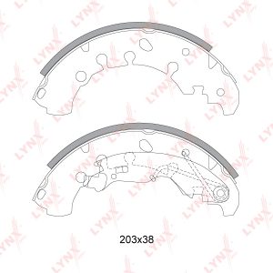 Колодки барабанные к-кт