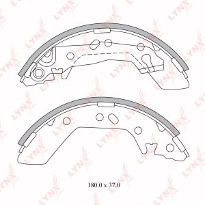 Колодки барабанные к-кт