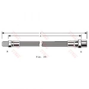 Шланг тормозной передний