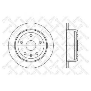 Диск тормозной задний