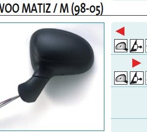 Зеркало левое механическое
