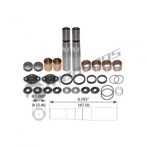 Р/к поворотного кулака (шкворень)