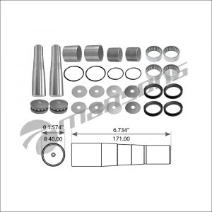 Р/к поворотного кулака (шкворень)