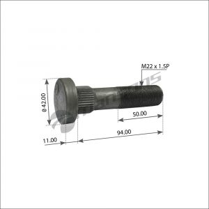 Шпилька колеса