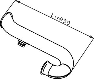 Приемная труба глушителя