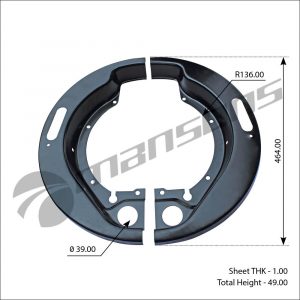 Пыльники тормозного барабана к-кт