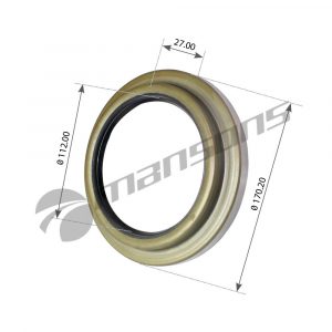 Сальник задней ступицы