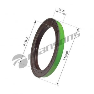 Сальник задней ступицы