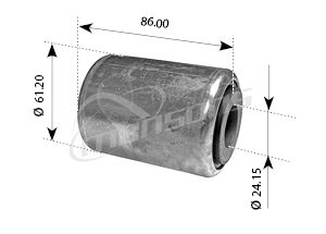 Сайлентблок передней рессоры