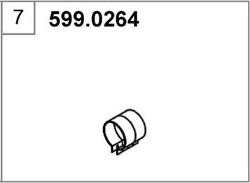 Хомут глушителя