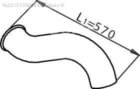 Приемная труба глушителя