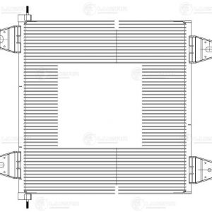 Радиатор кондиционера (конденсер)