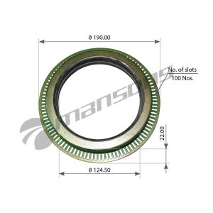 Сальник задней ступицы