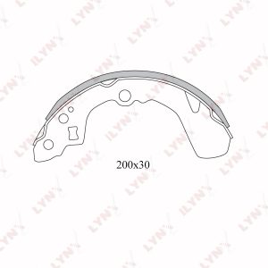 Колодки барабанные к-кт