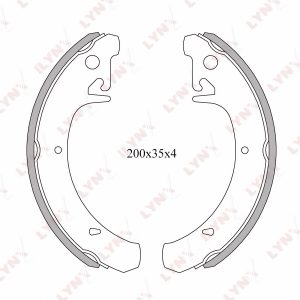 Колодки барабанные к-кт