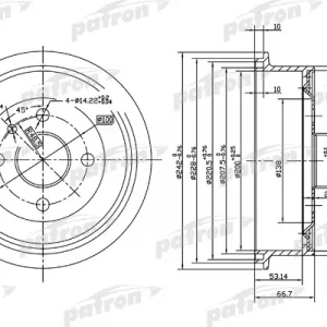 Барабан тормозной
