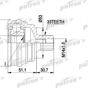 ШРУС наружный передний