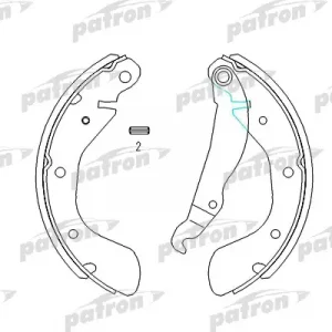 Колодки барабанные к-кт