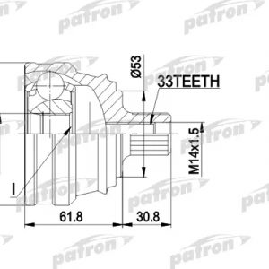 ШРУС наружный передний