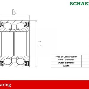 Подшипник ступицы (к-кт)