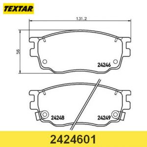 Колодки тормозные передние к-кт