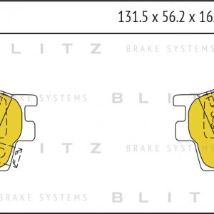Колодки тормозные передние к-кт