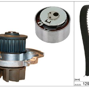 Насос водяной (помпа) + к-кт ремня ГРМ