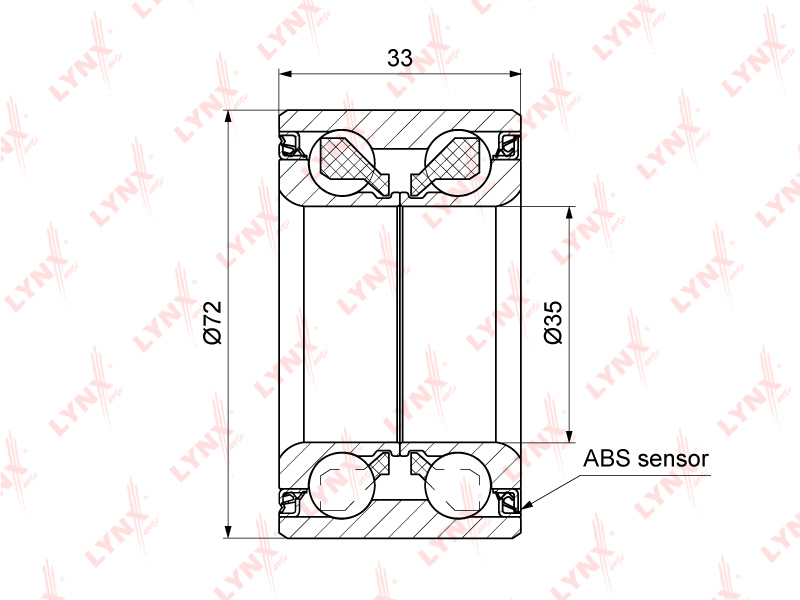 Подшипник ступицы (к-кт)
