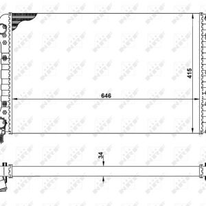 Радиатор основной