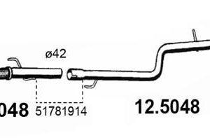 Глушитель средняя часть