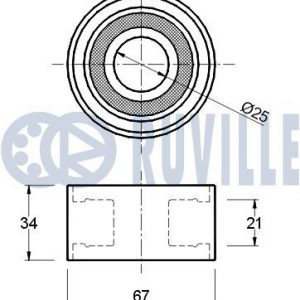 Ролик дополнительный ремня ГРМ