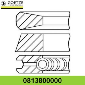 Кольца поршневые к-кт на 1 цилиндр