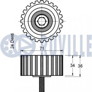 Ролик-натяжитель ремня ГРМ