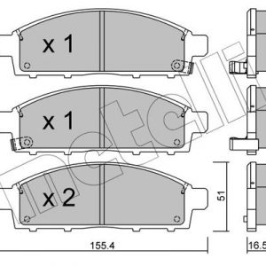 Колодки тормозные передние к-кт