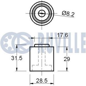 Ролик дополнительный ремня ГРМ