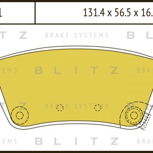 Колодки тормозные передние к-кт