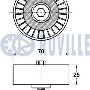 Ролик дополнительный руч. ремня