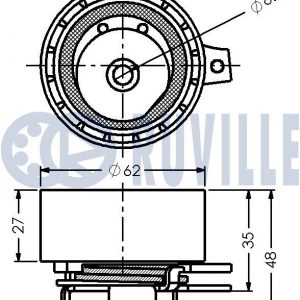 Ролик-натяжитель ремня ГРМ