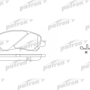Колодки тормозные передние к-кт